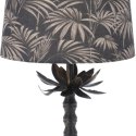 Lampa Lampka Stołowa Stojąca Ozdobna Abażur Metalowa na Kabel ORION 49 cm