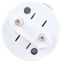 Lampka Nocna led do Kontaktu z Czujnikiem Zmierzchu 8 cm ORION Biała