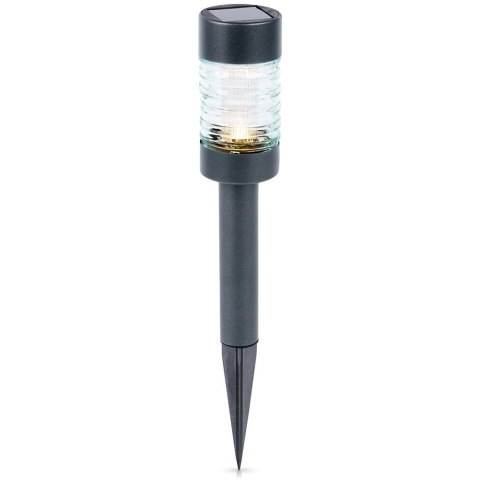 Lampka Ogrodowa Solarna led Wbijana 27 cm ORION Stal Nierdzewna