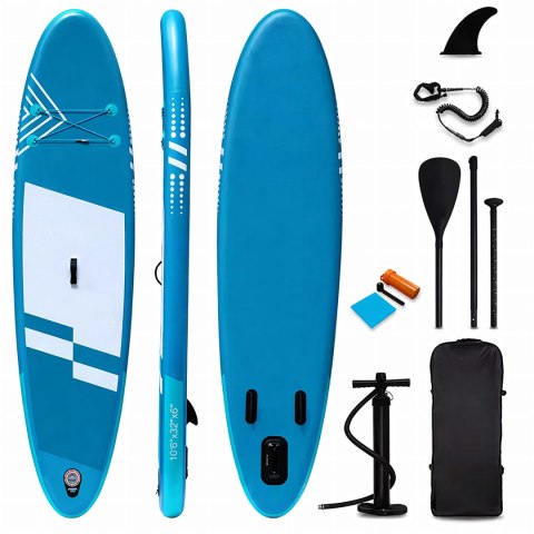 Deska Sup Paddle Board do Pływania Pompowana Standu Up + Akcesoria 320 cm