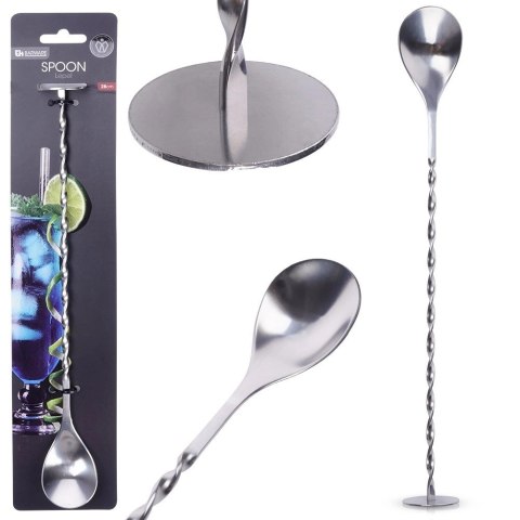 Łyżka Barmańska do Drinków Stal Nierdzewna 28 cm EXCELLENT HOUSEWARE