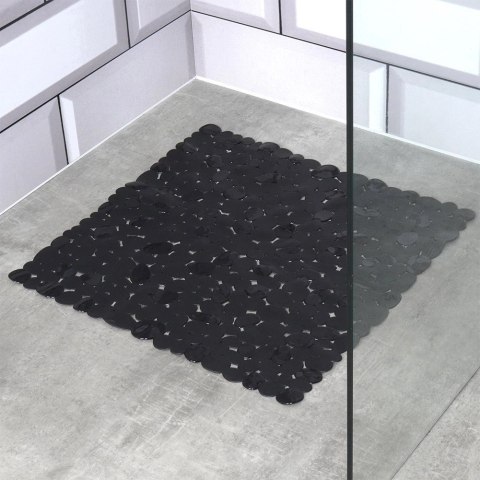 Mata Antypoślizgowa pod Prysznic do Łazienki Łazienkowa Czarna VILDE 51 cm