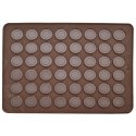 Mata do Pieczenia 48 Makaroników Silikonowa Solidna ORION 39,5 x 29,5 cm