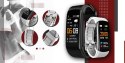 Smartwatch GIEWONT Czarno Biały 2 Paski GW200-2