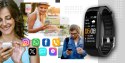 Smartwatch GIEWONT Czarno Biały 2 Paski GW200-2