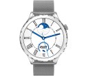 Smartwatch Damski Rubicon RNCF02-1 Srebrno-Srebrny + Czarny Silikonowy