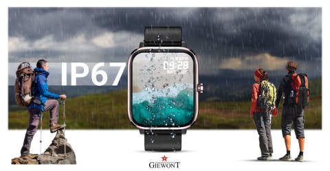 Smartwatch Giewont Różowo-Czarny GW230-3