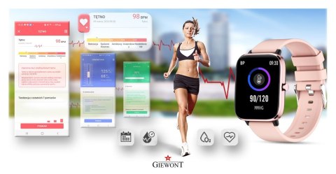Smartwatch Giewont Różowy GW230-1