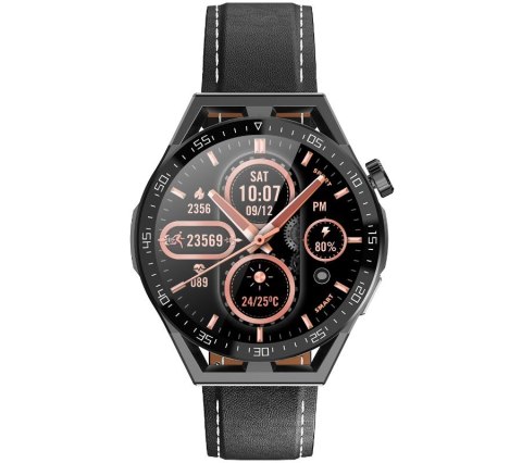 Smartwatch Rubicon RNCE88-1 Czarny- Czarny Pasek Silikonowy + Czarny