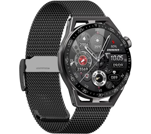 Smartwatch Rubicon RNCE88-2 Czarny- Czarny Pasek Silikonowy + Czarna