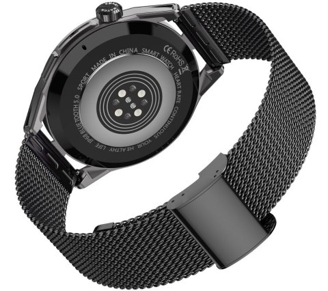 Smartwatch Rubicon RNCE88-2 Czarny- Czarny Pasek Silikonowy + Czarna
