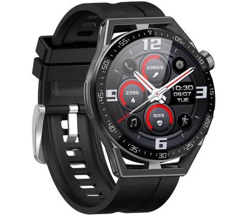 Smartwatch Rubicon RNCE88-2 Czarny- Czarny Pasek Silikonowy + Czarna