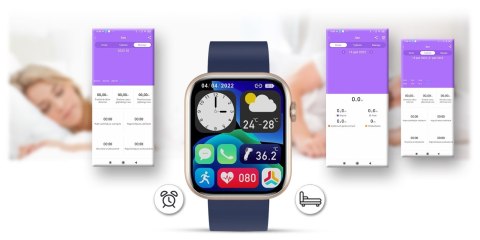 Smartwatch Damski Gravity GT3-4 Różowo-Granatowy