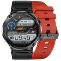 Smartwatch Gravity GT21-6 + Czerwony Pasek Silikonowy