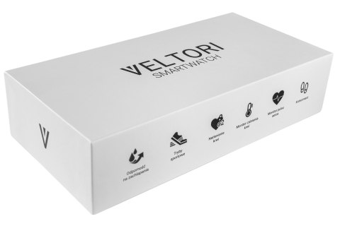 Smartwatch Damski VELTORI VT320-1 Złota Bransoleta + Różowy Pasek