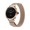 Smartwatch Damski VELTORI VT340-1 Złota Bransoleta + Różowy Pasek