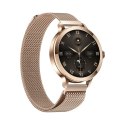 Smartwatch Damski VELTORI VT340-1 Złota Bransoleta + Różowy Pasek