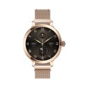Smartwatch Damski VELTORI VT340-1 Złota Bransoleta + Różowy Pasek