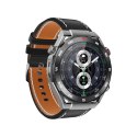 Smartwatch VELTORI VT100-1 + Czarny Pasek Silikonowy + Czarny Eko Skóra