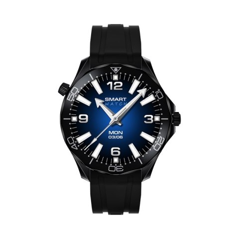 Smartwatch VELTORI VT150-1 Czarny Pasek Silikonowy + Czarna Bransoleta