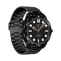 Smartwatch VELTORI VT150-1 Czarny Pasek Silikonowy + Czarna Bransoleta