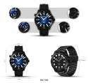 Smartwatch VELTORI VT150-1 Czarny Pasek Silikonowy + Czarna Bransoleta