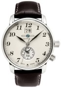 Zegarek Męski ZEPPELIN LZ127 Graf Zeppelin Dual Time 7644-5 + BOX