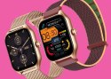 Smartwatch Damski Rubicon RNCF03-5 Różowe złoto Bransoleta + Pasek
