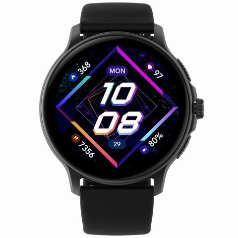 Smartwatch Damski GRAVITY GT12-1 Czarny Pasek Silikonowy + Czarna