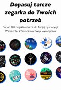 Smartwatch Damski GRAVITY GT12-8 Biały Pasek Silikonowy + Srebrna