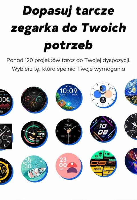 Smartwatch Damski GRAVITY GT12-8 Biały Pasek Silikonowy + Srebrna