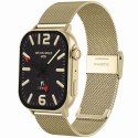 Smartwatch Damski GRAVITY GT15-11 Granatowy Pasek Silikonowy + Złota