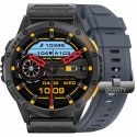 Smartwatch Męski GRAVITY GPS GT24-1 Czarny Pasek Silikonowy + Granatowy