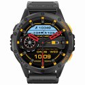 Smartwatch Męski GRAVITY GPS GT24-1 Czarny Pasek Silikonowy + Granatowy