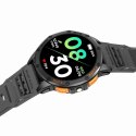 Smartwatch Męski GRAVITY GPS GT24-1 Czarny Pasek Silikonowy + Granatowy