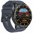 Smartwatch Męski GRAVITY GPS GT24-1 Czarny Pasek Silikonowy + Granatowy