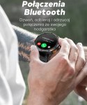 Smartwatch Męski GRAVITY GPS GT24-2 Czarny Pasek Silikonowy + Biały Pasek