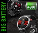 Smartwatch Męski RUBICON RNCF08 Black/Moro SMARUB232
