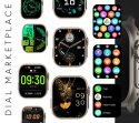 Smartwatch Męski RUBICON RNCF17 Tytan/Black SMARUB268