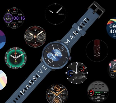 Smartwatch RUBICON RNCF14 Silver/White SMARUB252