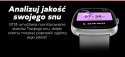 Smartwatch Damski GRAVITY GT18-7 Beżowy Pasek Silikonowy + Czarny Pasek