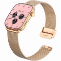 Smartwatch Damski GRAVITY GT28-8 Pasek + Bransoleta Różowe złoto Granatowy