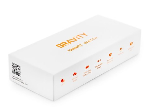 Smartwatch Damski GRAVITY GT28-8 Pasek + Bransoleta Różowe złoto Granatowy