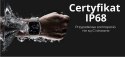 Smartwatch Męski GRAVITY GT18-6 Czarny Pasek Silikonowy + Granatowy Pasek