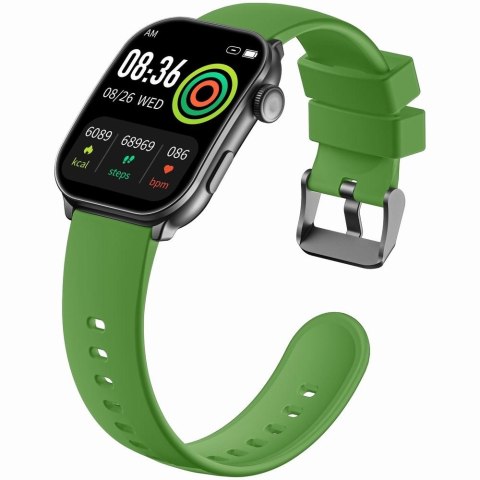 Smartwatch Męski GRAVITY GT28-4 Pasek + Bransoleta Zielono Czarny