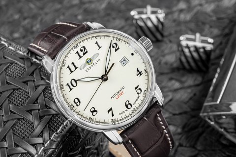 Zegarek Męski ZEPPELIN Automatic LZ 127 7656-5 + BOX