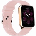 Smartwatch Gravity Różowe Złoto Różowy 2 Paski GT17-1