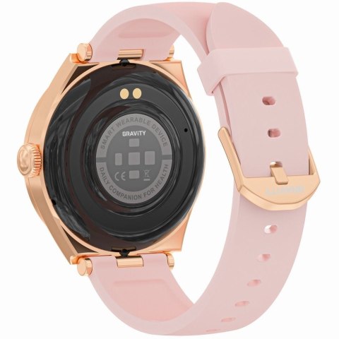 Smartwatch Gravity Różowe Złoto Różowy GT25-2