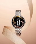 Smartwatch Gravity Różowe Złoto-srebrny Różowy 2 Paski GT26-4