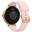 Smartwatch Gravity Różowe Złoto-srebrny Różowy 2 Paski GT26-4